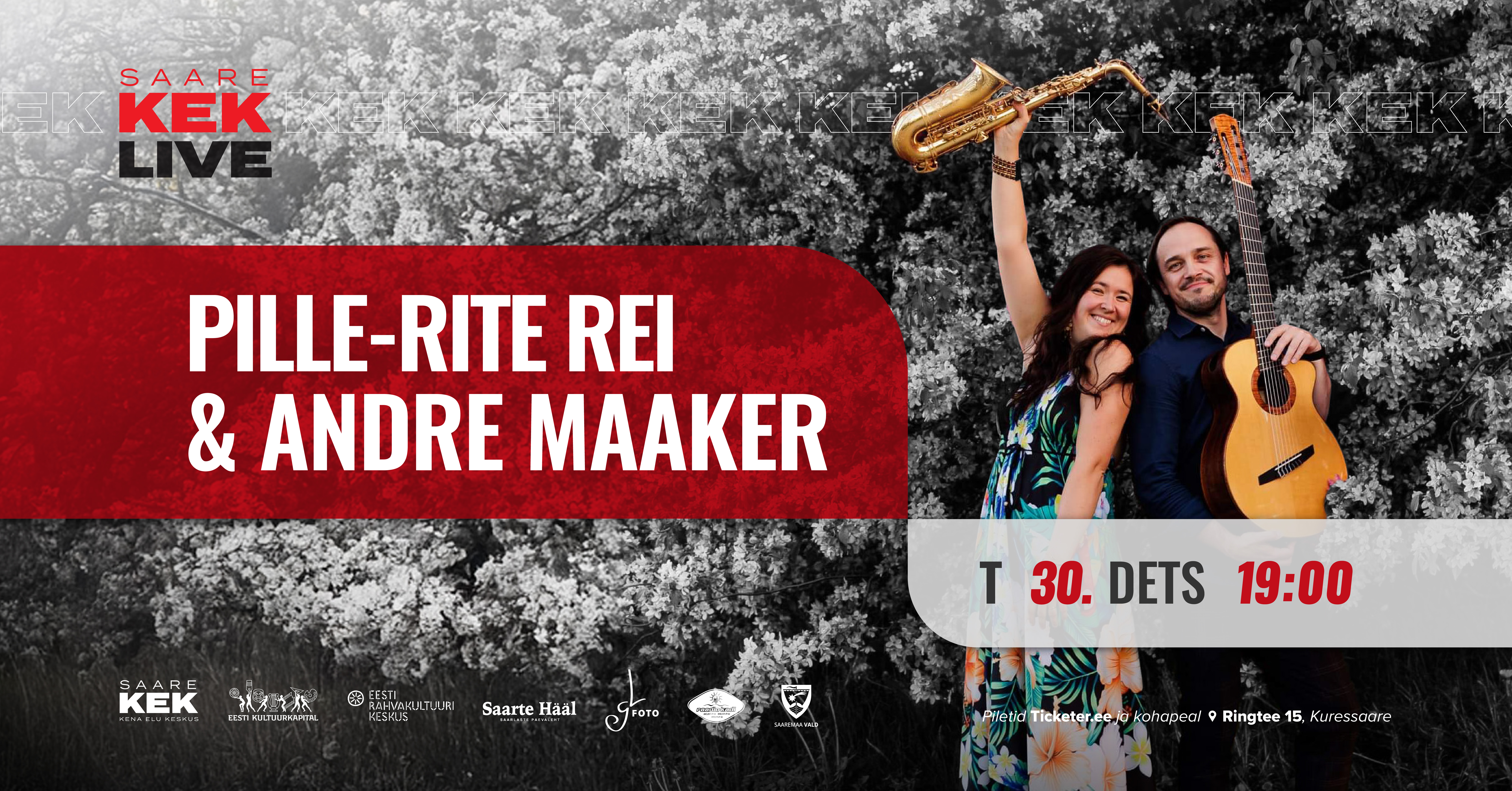 SAARE KEK LIVE - Pille-Rite Rei ja Andre Maaker