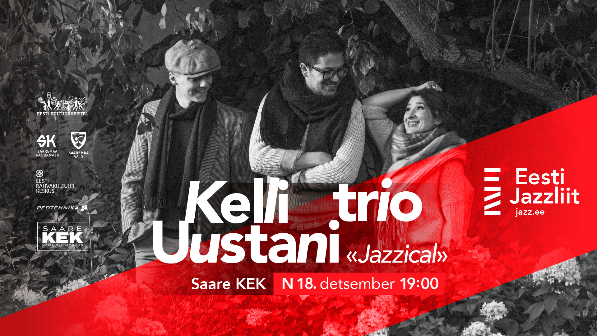 Jazzliit ja Saare KEK LIVE | Kelli Uustani trio „Jazzical”