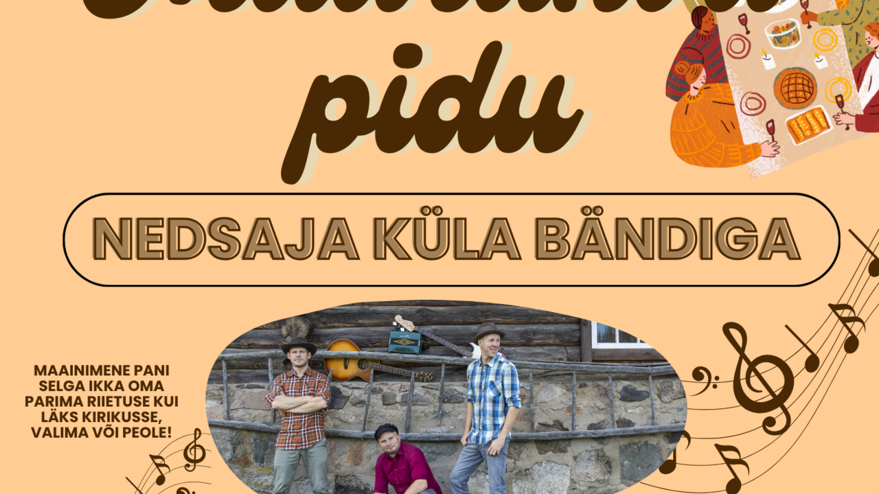 Aastalõpupidu Nedsaja Küla bändiga