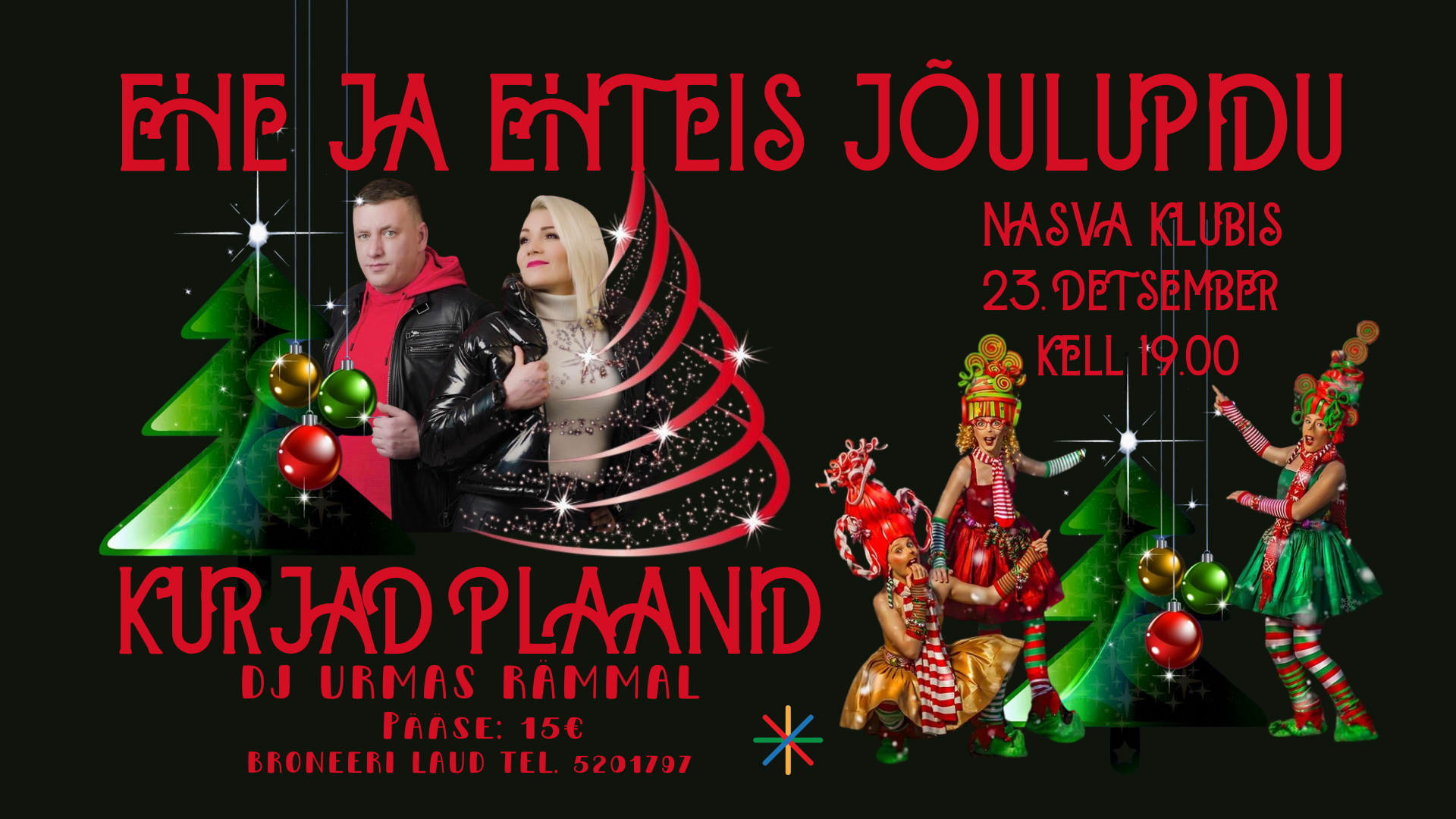 EHE JA EHTEIS JÕULUPIDU