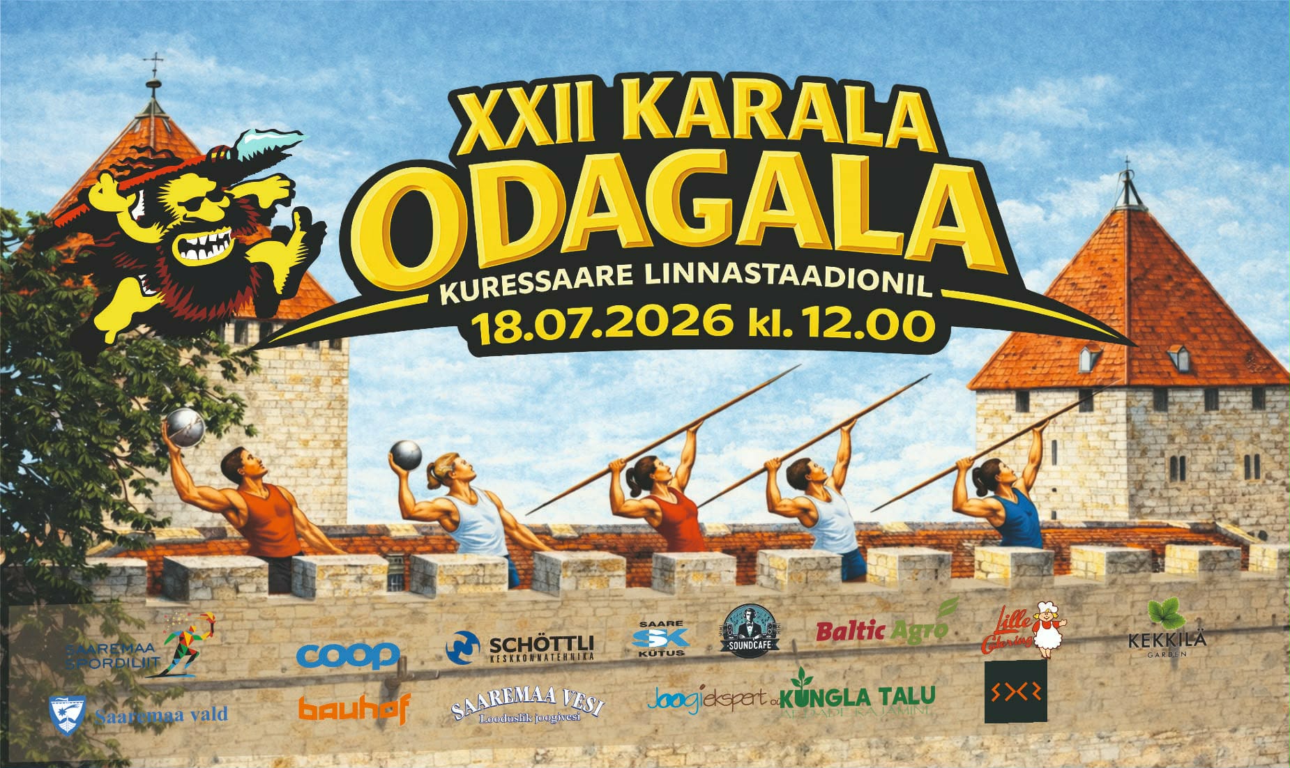 XXII Karala Odagala Kuressaare linnastaadionil