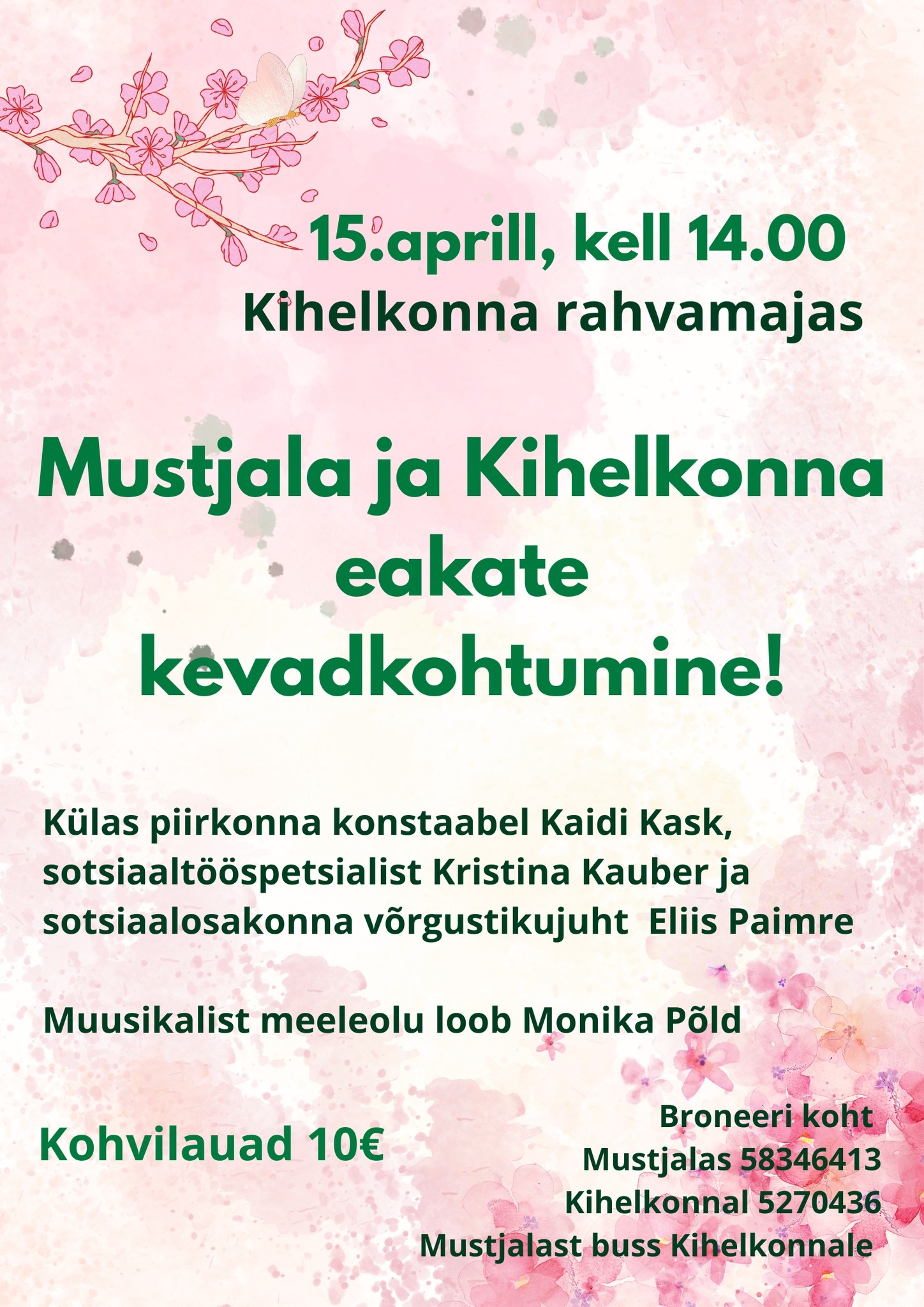 Mustjala ja Kihelkonna eakate kevadkohtumine