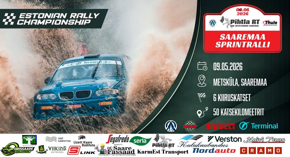 Pihtla RT Saaremaa Sprintralli 2026 