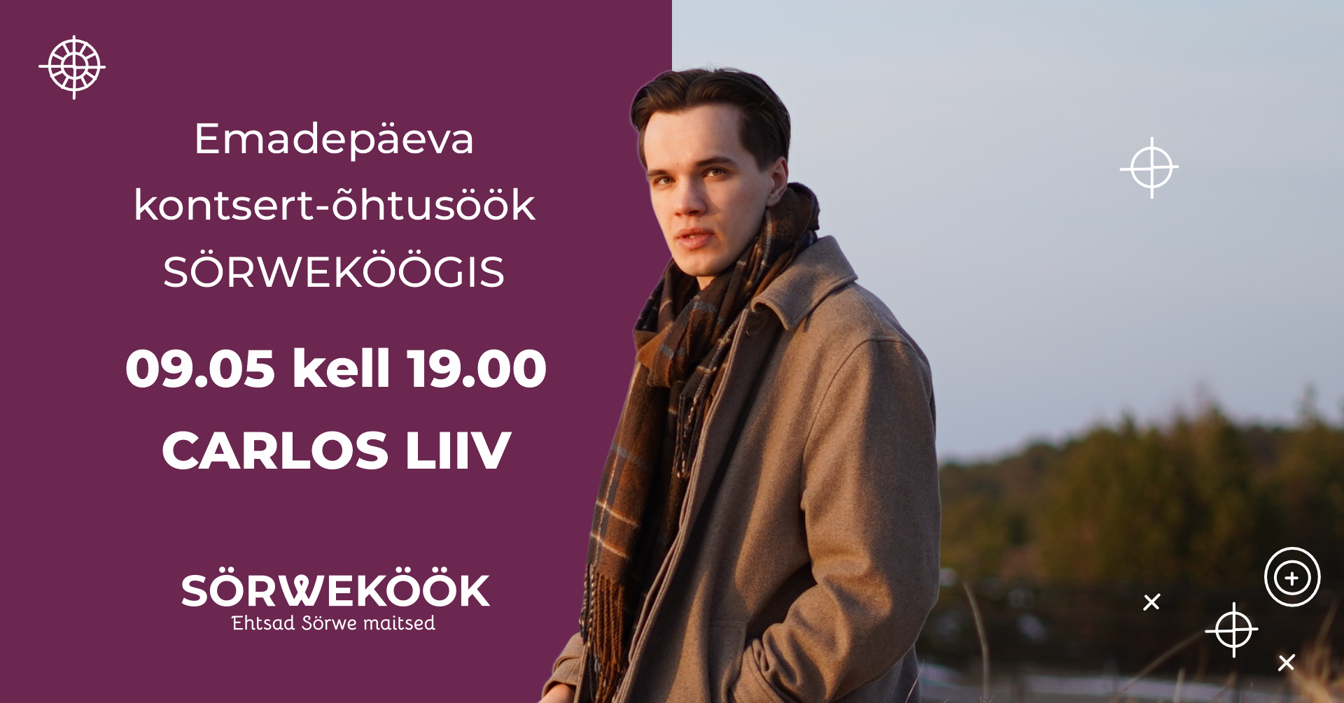 Emadepäeva kontsert-õhtusöök: Carlos Liiv