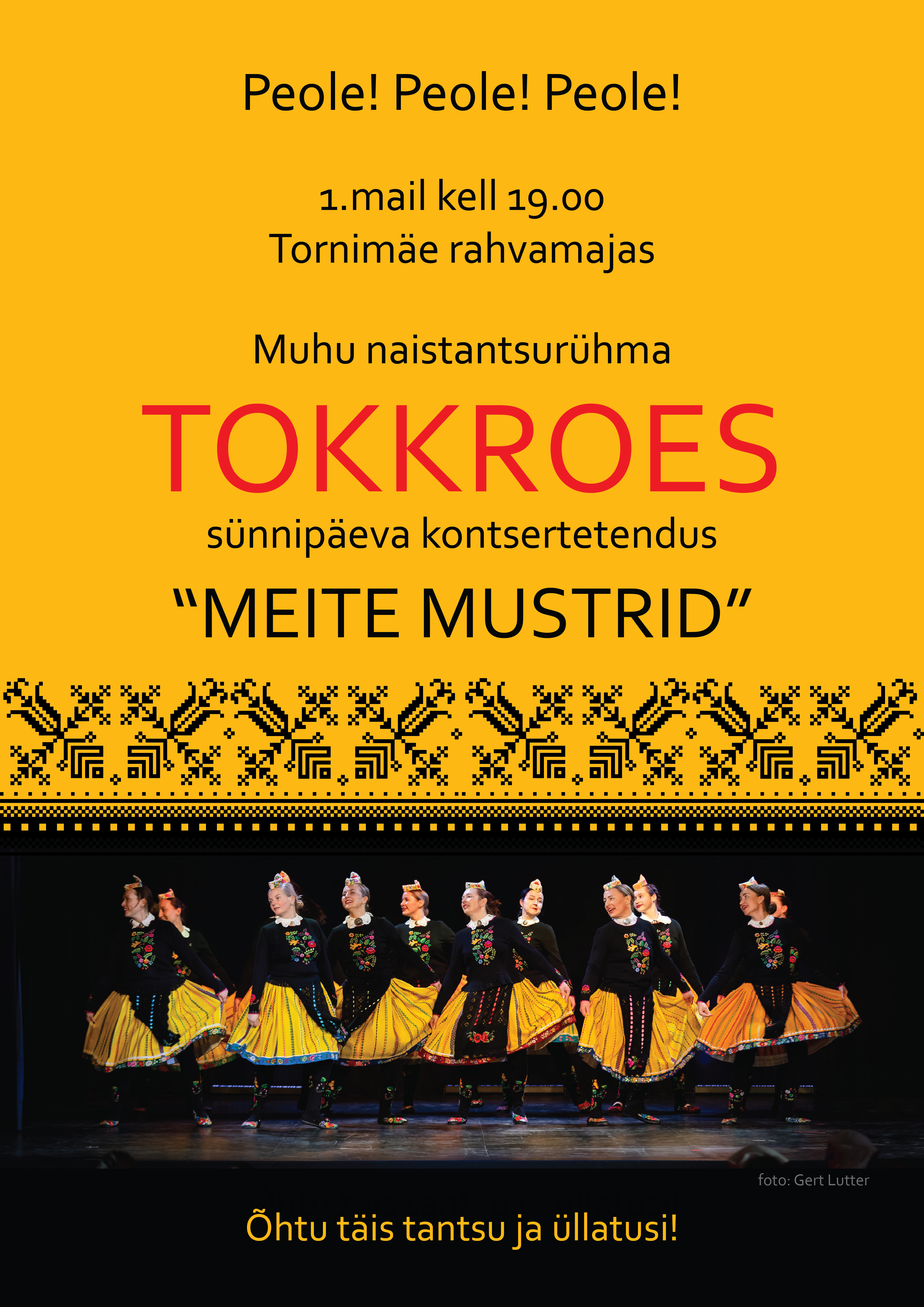 Muhu naistantsurühma TOKKROES kontsertetendus 