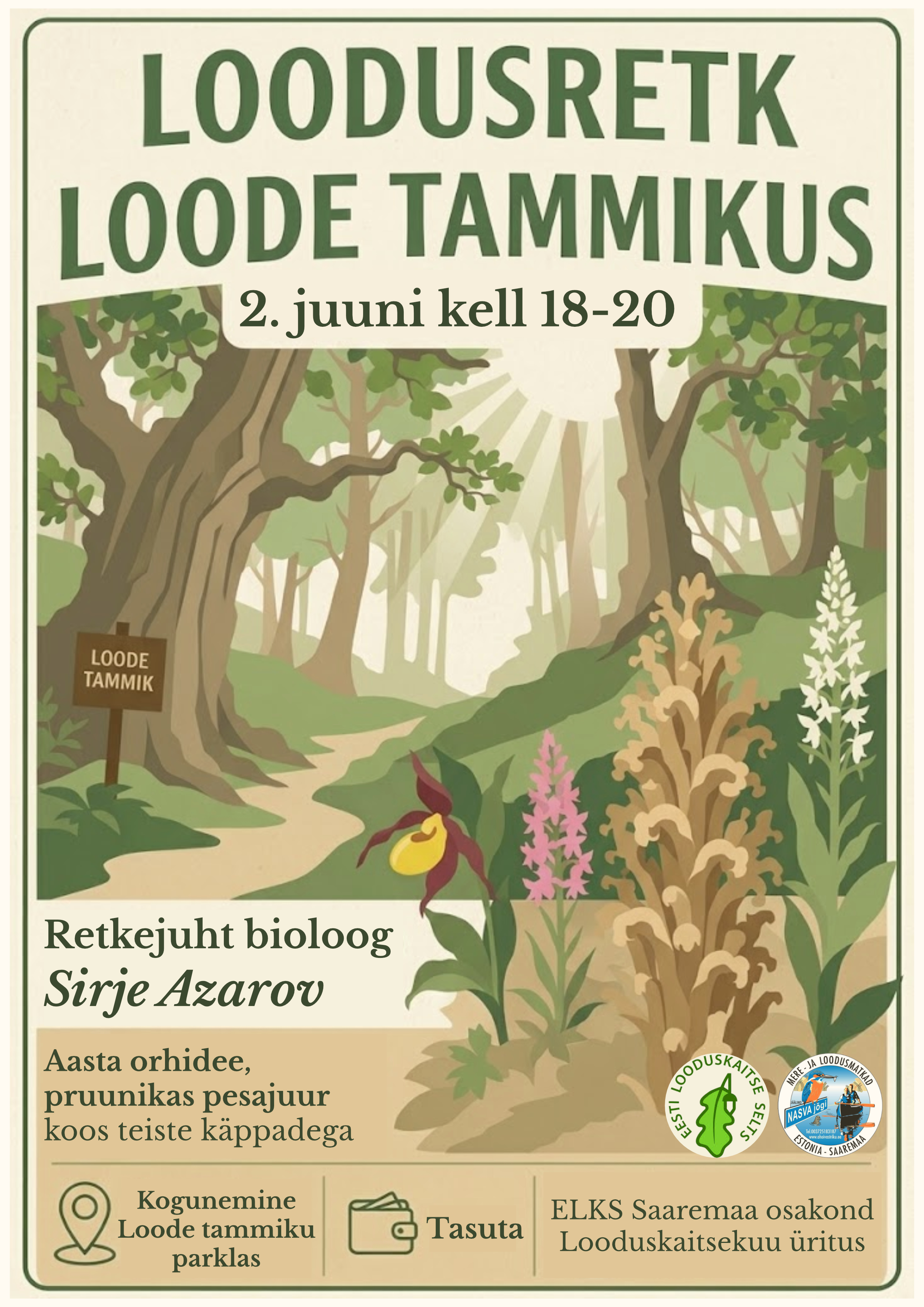 Loodusretk Loode tammikus
